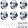 Pangda Concave Wall Door Bumper Stop Silver Stainless Steel Wall