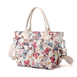 Pealwel Tote Bag for Women Purses and Handbags Top Handle Satchel Oversized Shoulder Handbag (Butterfly)