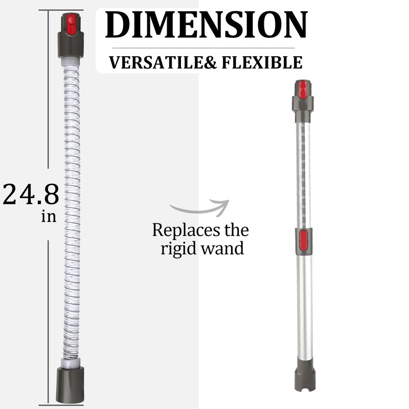 Powered Flexible Hose for Dyson Vacuum Cleaner - Compatible with