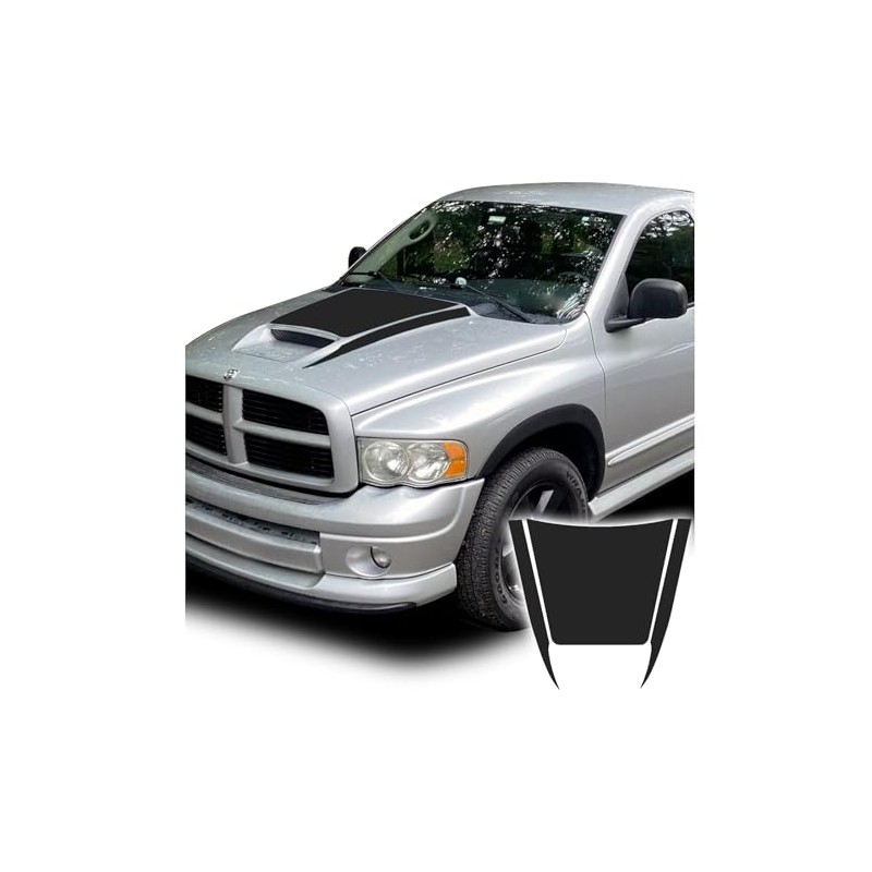 BENINI DESIGN STUDIO Hood Scoop Racing Stripe Vinyl Graphics Kit