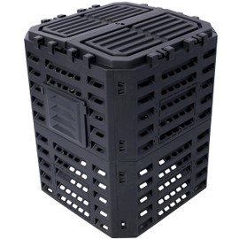 Benicabaly Garden Composter Bin 90 Gallons, Lightweight and Easy Assembly, Made from Recycled Plastic, Aerating Outdoor Compost Box