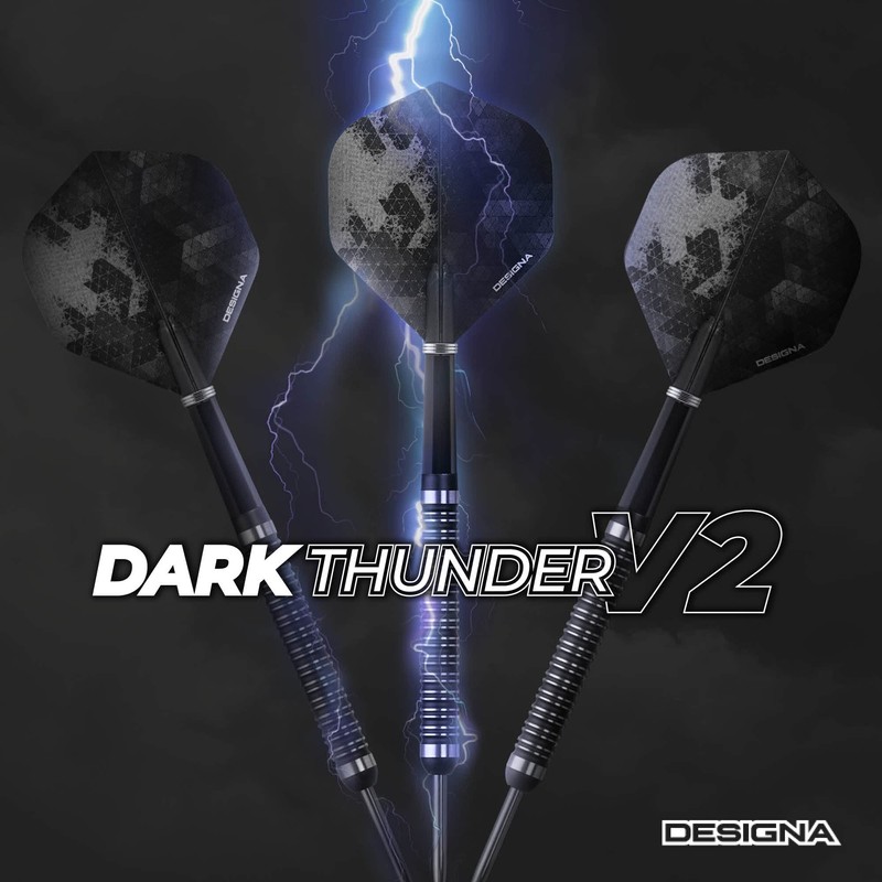 DESIGNA Dark Thunder V2 Soft Tip Tungsten Darts