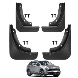 Peleus Upgraded Mud Flaps Mud Guards for KIA Sportage 2025 2024 2023 Aerodynamic Mud Flaps Splash Guards Fenders for KIA Sportage Accessories 2024 Set of 4 Mudguards Mudflaps