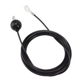 Fitness Gym Replacement Cable, Black Replacement Gym Cable for Homes (4m / 13.1ft)