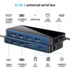 12 in 1 USB-C Docking Station Triple Display USB C