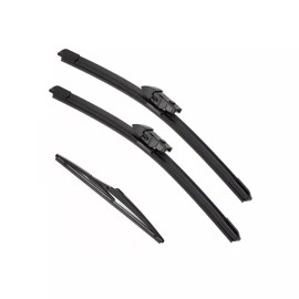 Unbranded Set of 3 Front & Rear Wiper Blade for Lexus NX300 2018-2021 OEM Quality