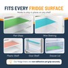 Refrigerator Liners for Shelves (8 Pack) by Linda’s Essentials -
