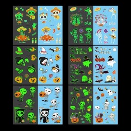 Popular Halloween Tattoo Sticker Makeup Props EN-036 10ea