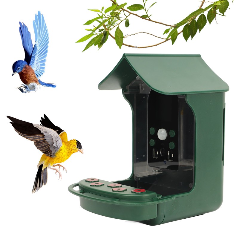 Smart Bird Feeder Camera IP66 Waterproof 1080P HD Night Vision