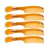 LBY 5-Pack 16 cm(6.3'') Hair Combs, Round Handle Comb Hair