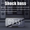 Portable Mini Voice Broadcast Alarm Clock with Wireless Bluetooth Card