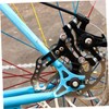 Anneome 2pcs Carbon Steel Bike Disc Brake Bracket Adapters Adjustable