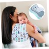 IWOWHERO 4Pcs Baby Burp Towel Cotton Burp Cloths for Baby