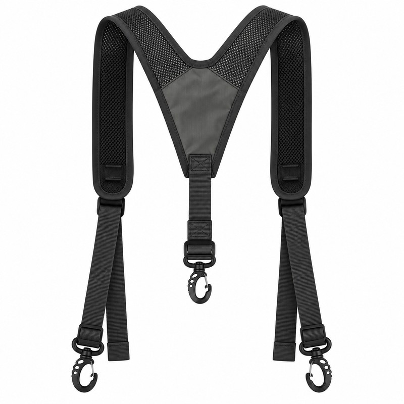 Y-Shaped Adjustable Tool Belt Suspenders for Men, Heavy Duty Work