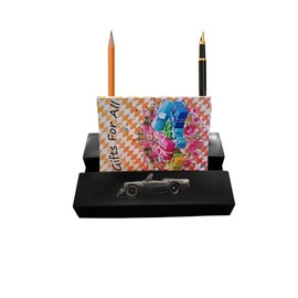 Dart SP250 ref55 BLACK desk office tidy stores business cards pens pencil holder paper weight