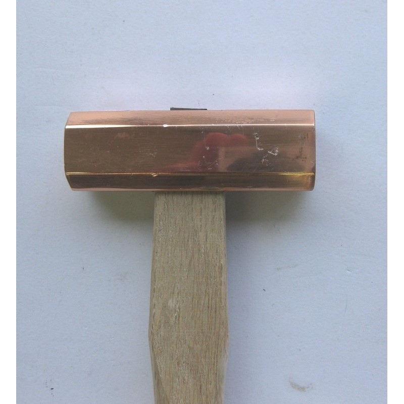 Pure Copper Eight Corners 玄 Function Oak Pattern Without Varnish