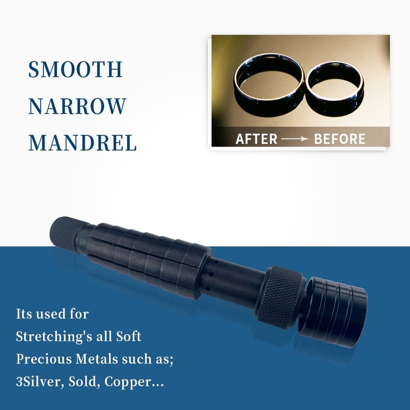 Ring Stretcher Finger Wedding Band Sizers- Dual Head Plastic and
