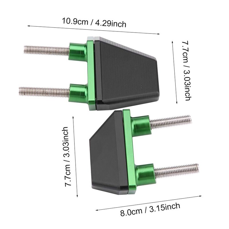 Bediffer 1 Pair Falling Crash Pad Motorcycle Frame Slider Falling