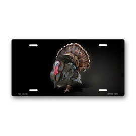 Turkey on Black License Plate