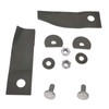 Cancanle Flail Blade Kit Lawn Mower Blade with Hardware for