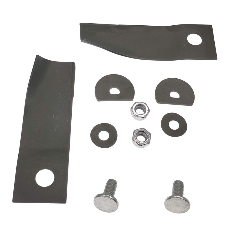 Cancanle Flail Blade Kit Lawn Mower Blade with Hardware for