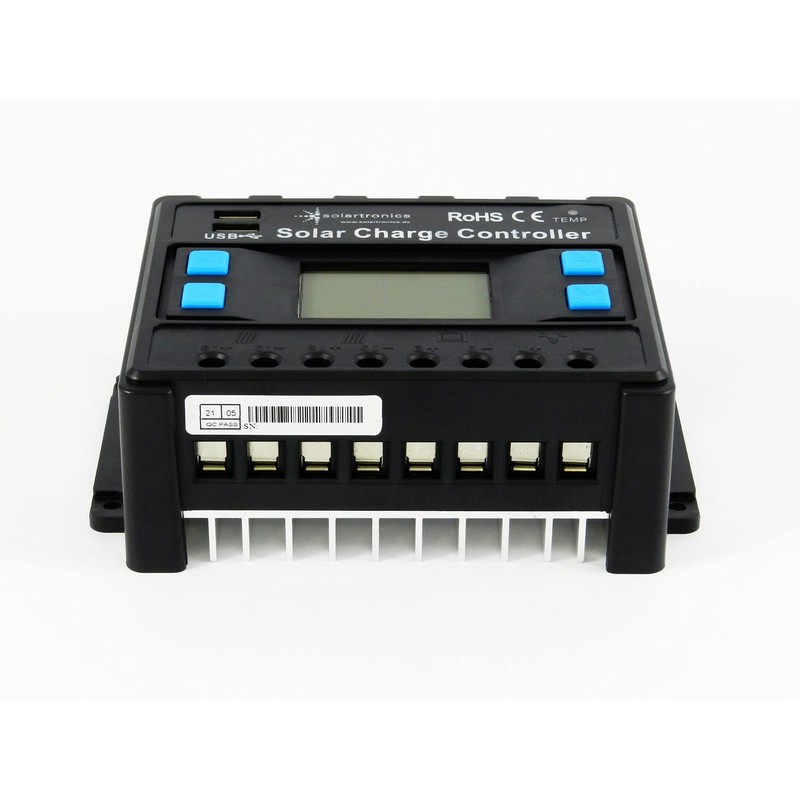 solartronics Charge Controller 12V/24V Blue 20A 30A 40A 50A 60A