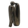 Lukitas Thinker Decorative Bookends, Non-Slip Book Holder, Book Ends for