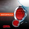 Gama 2PCS 4 Inch Round 24 LED Tail Light Trailer/truck