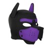 QUYUWOWO Neoprene Puppy Face Muzzle Dog Removable Full Face Pup