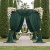 20ftx10ft Hunter Green Backdrop Curtains for Party Background, Wrinkle Free