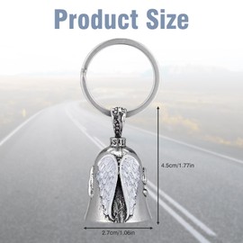 Guardian Bell Motorcycle, Motorcycle Bell, Biker Bell, Motorcycle Bell Lucky Charm Keyring, Biker Bell, Stainless Steel Motorcycle Bell Lucky Charm, Motorcycle Bell Guardian, Motorcycle Bell Hanger