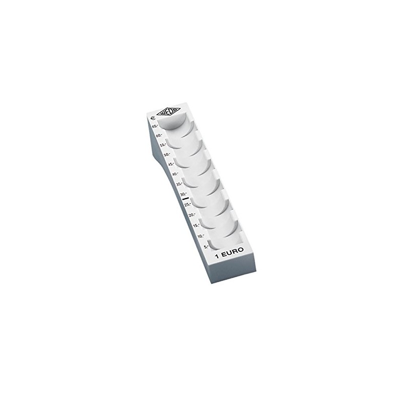 Wedo 160710037 Münzrille 1 Euro Plastic for 65 Coins with