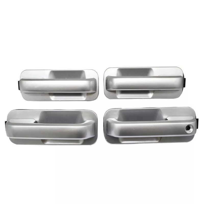 Unbranded 4Pcs For 2015-2020 Ford F-150 F150 Ingot Silver Door