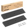 Nilight 2.4" Rise Curb Ramps, Heavy Duty Rubber Driveway Threshold