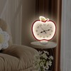 jXIN 12 Inch Apple Shaped Novelty Fun Shaped Wall Clock,