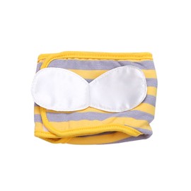 Dog Diaper, Male Dog Belly Bands Physiological Pants Washable Reusable Soft Puppy Nappies Wraps for Small Dogs (L, Bee)