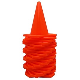Bluedot Trading 4” RC Racing Sports Marker Cones for Kids Games Indoor or Outdoor Sports, Theme Party, Agility Training, and More, Orange – Set of 20