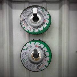 Offroad Anonymous Angle Grinder Disk Storage Hook