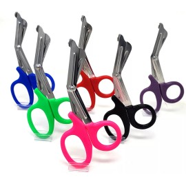 A2Z SCILAB 6 Pcs Nurse Medical Scissors EMT 7.5" Utility Bandage Shears Paramedic Emergency