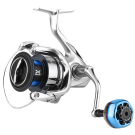 Gomexus T38 Reel Handle Knob, Titanium Daiwa Type S, Shimano Type A, Twin Power, Legalis Vanquish Handle, Replacement 1.5 inches (38 mm) Knob, Compatible with Spinning Reel and Bait Reel, Blue