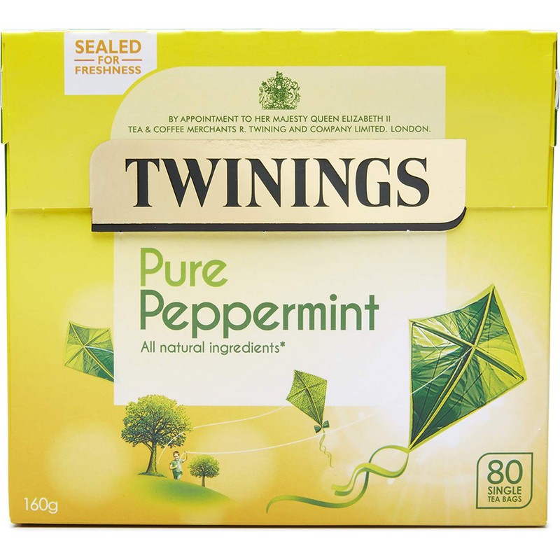 Twinings Pure Peppermint Flavoured Tea Bags - 320 Biodegradable Bags