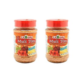 2 Packs - Roasted Shrimp Salt Chili Powder - Muoi Tom - 6.3 Oz per Bottle with 2 Bottles per Order