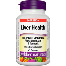 Webber Naturals Webber Naturals Liver Health Milk Thistle, Schisandra, Alpha Lipoic Acid & Turmeric