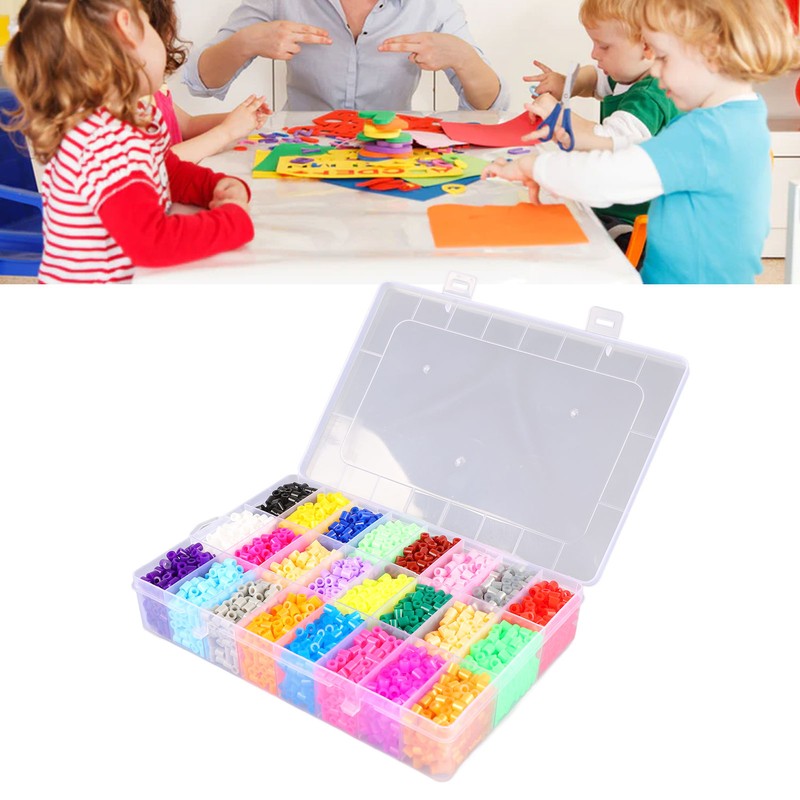 24 Color Fuse Beads Set 5mm Fuse Beading Kit with
