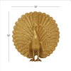 Deco 79 Polystone Peacock Handmade Decorative Sculpture Home Decor Statue,