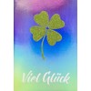 Perleberg General Greetings Card Clover Leaf of the Bling Bling