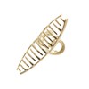 VINGTAINE H7511A-G- Twist Metal Hair Claw Simple, Hair Clip, Cute