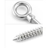 QWORK® Eye Bolt with Wood Thread M8 x 80 mm