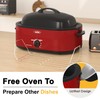 Royalcraft Roaster Oven with Self-Basting Lid, 18qt Electric Roaster with