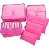 Go2buy 6pcs Travel Luggage Organizer Set Backpack Storage Pouches Suitcase